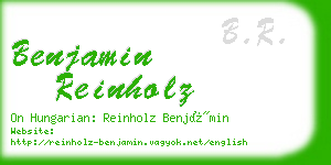 benjamin reinholz business card